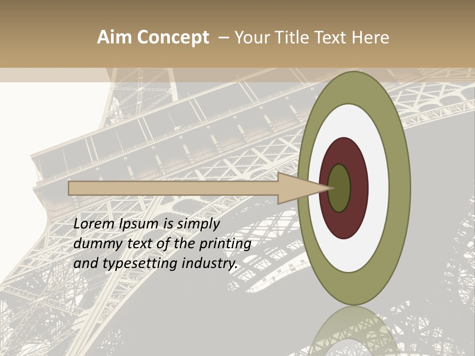 Metal Paris City PowerPoint Template