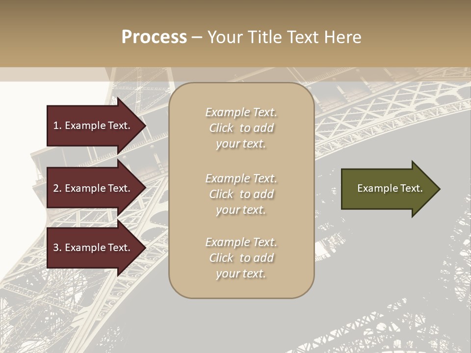 Metal Paris City PowerPoint Template