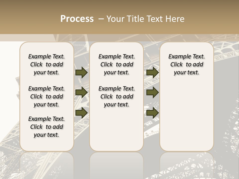 Metal Paris City PowerPoint Template