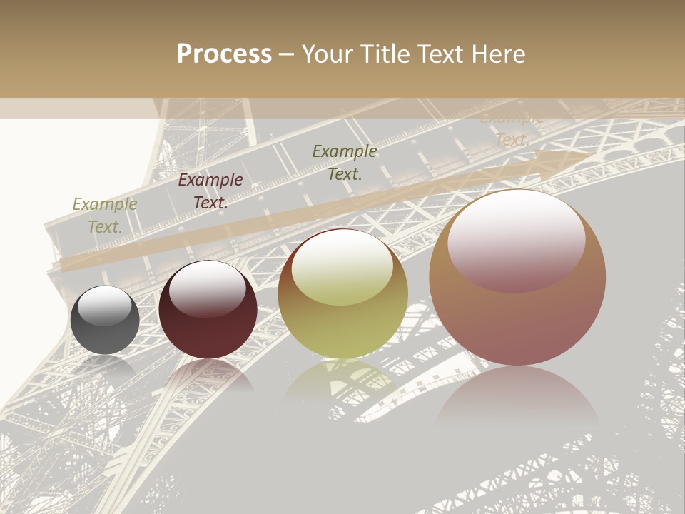 Metal Paris City PowerPoint Template