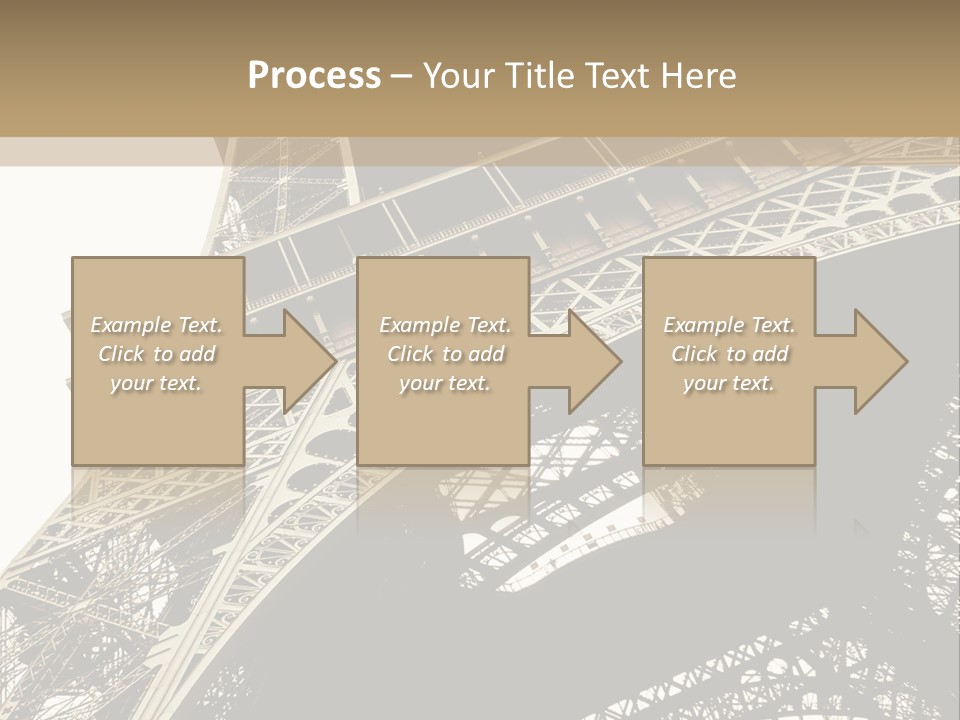 Metal Paris City PowerPoint Template