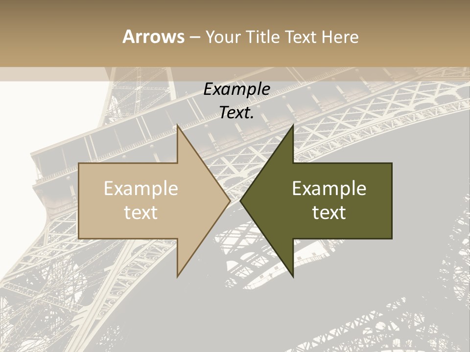 Metal Paris City PowerPoint Template