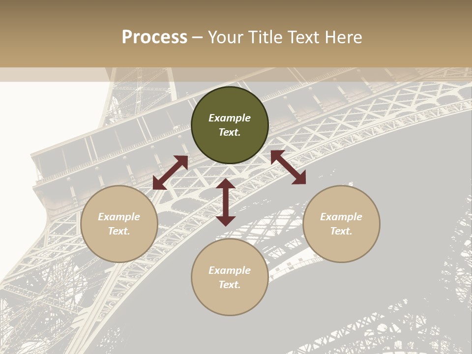 Metal Paris City PowerPoint Template