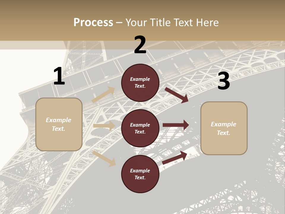 Metal Paris City PowerPoint Template