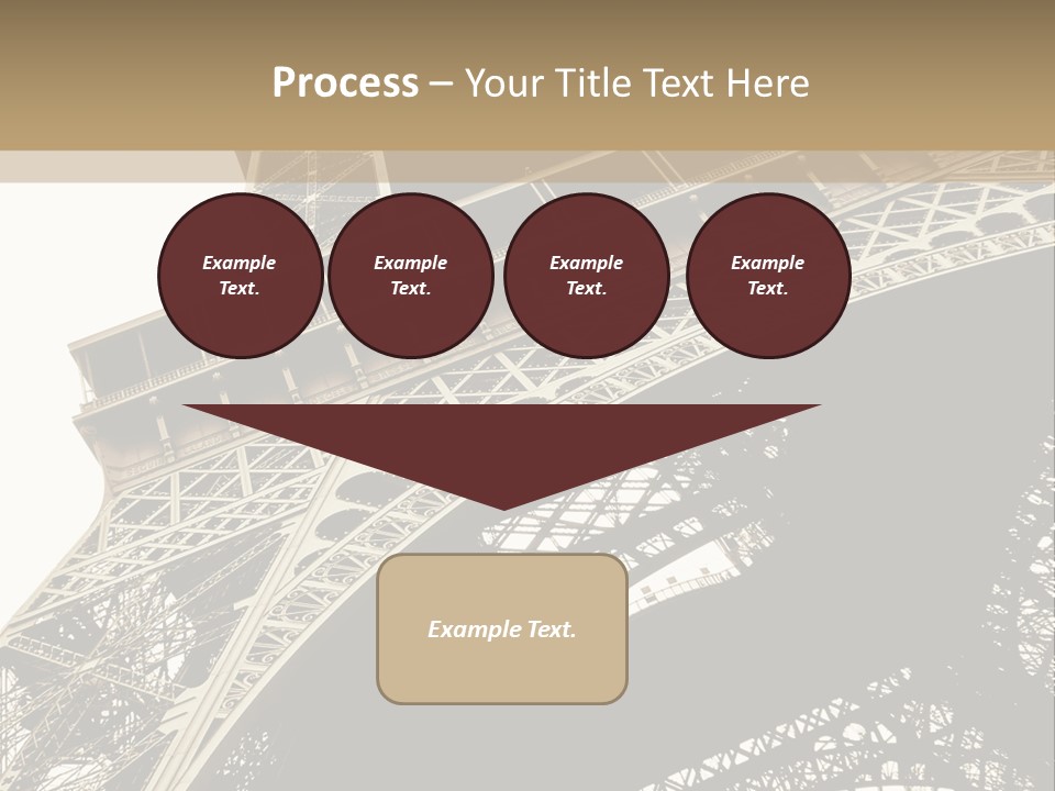 Metal Paris City PowerPoint Template