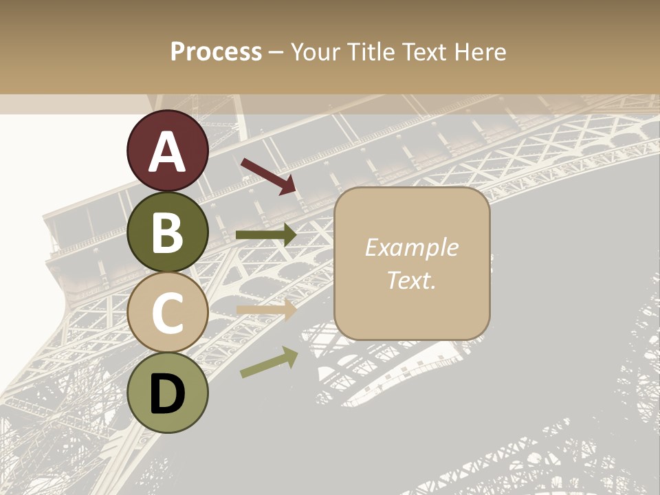 Metal Paris City PowerPoint Template