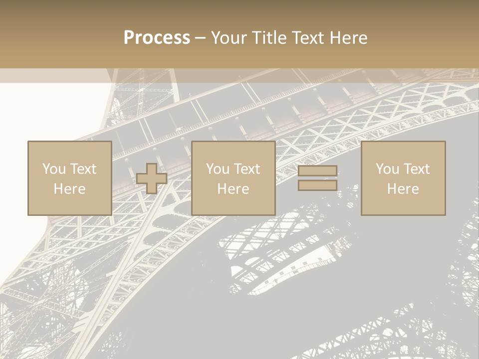 Metal Paris City PowerPoint Template