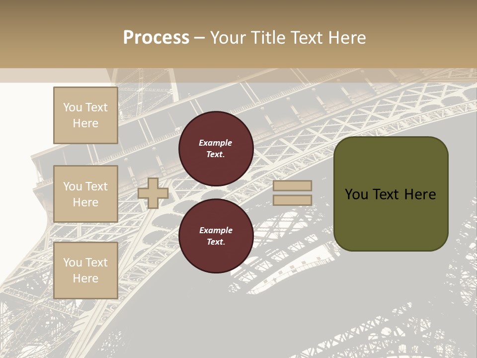 Metal Paris City PowerPoint Template