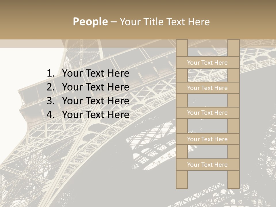 Metal Paris City PowerPoint Template