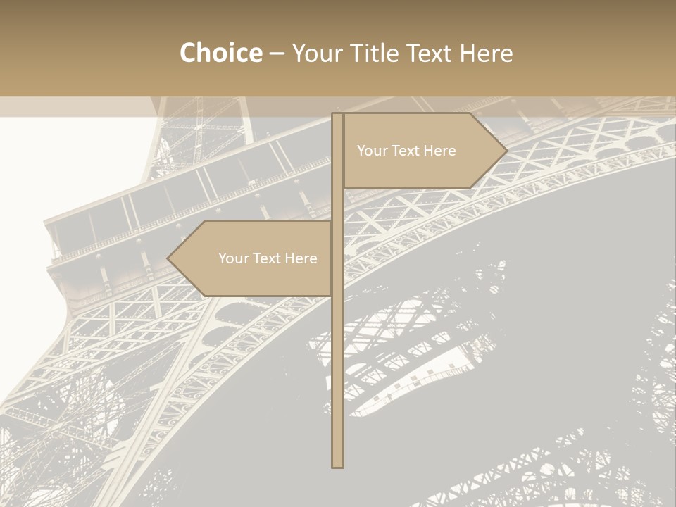 Metal Paris City PowerPoint Template