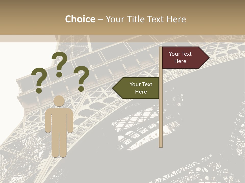 Metal Paris City PowerPoint Template