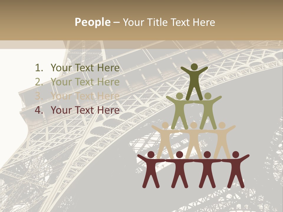 Metal Paris City PowerPoint Template