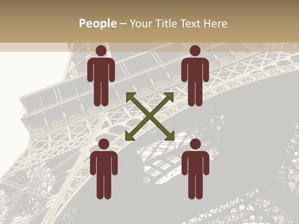 Metal Paris City PowerPoint Template