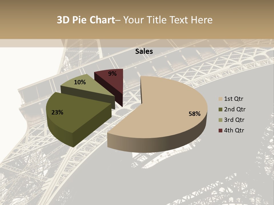 Metal Paris City PowerPoint Template