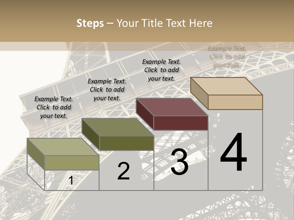 Metal Paris City PowerPoint Template