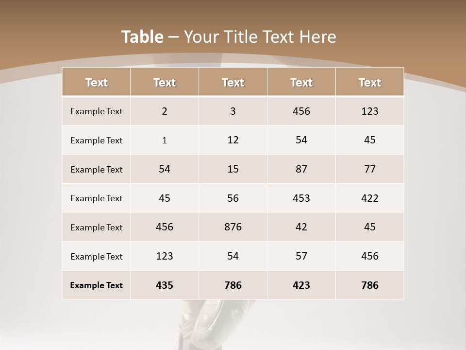Fitness Style Performance PowerPoint Template