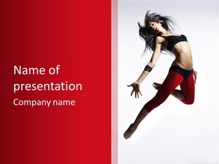 Exercise Gymnastic Moving PowerPoint Template