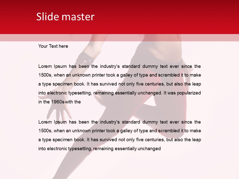 Exercise Gymnastic Moving PowerPoint Template