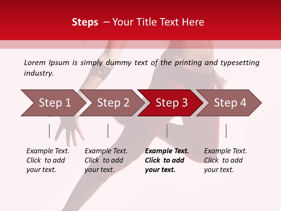 Exercise Gymnastic Moving PowerPoint Template