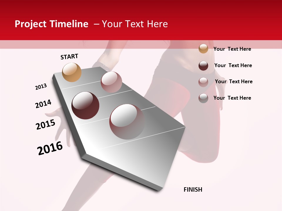 Exercise Gymnastic Moving PowerPoint Template