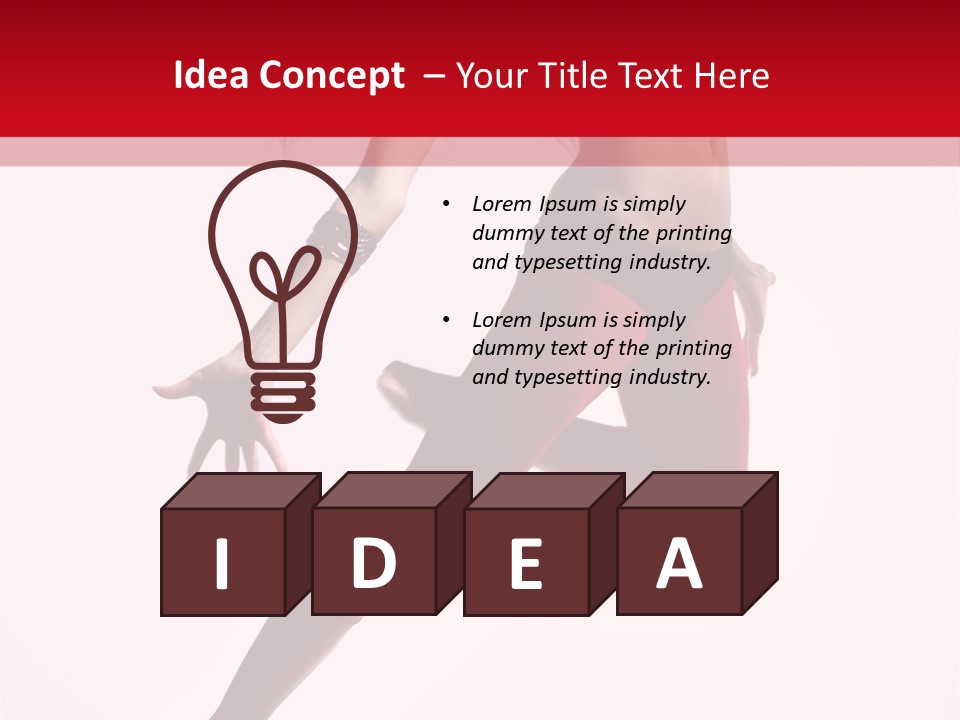 Exercise Gymnastic Moving PowerPoint Template