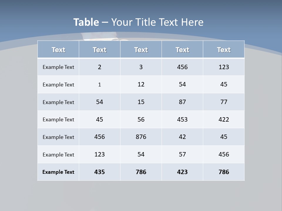 Vertical Jump One PowerPoint Template