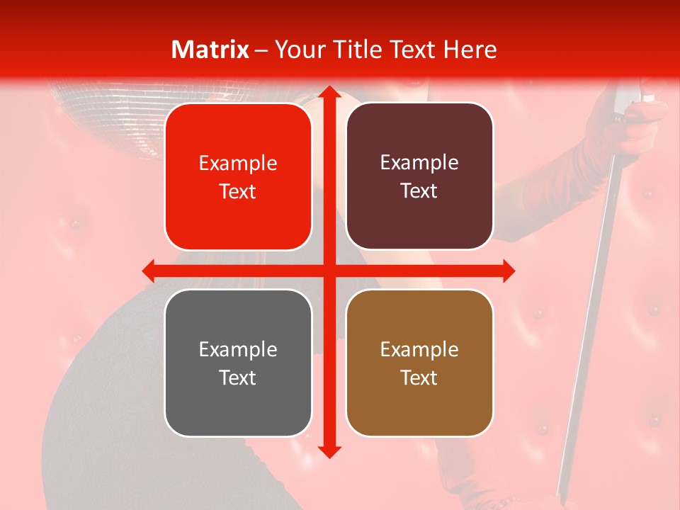 A Woman In A Green Dress Holding A Microphone PowerPoint Template