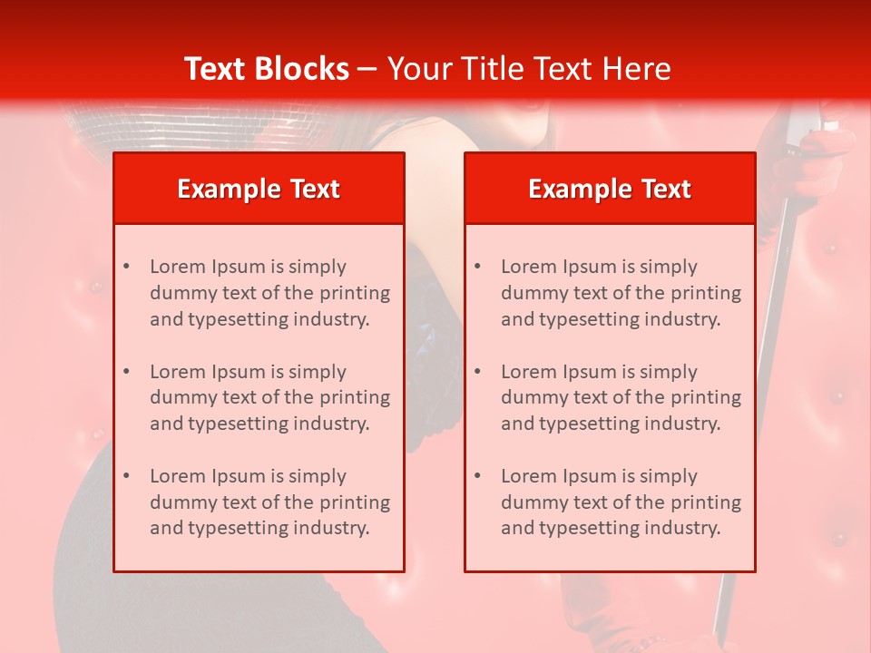 A Woman In A Green Dress Holding A Microphone PowerPoint Template