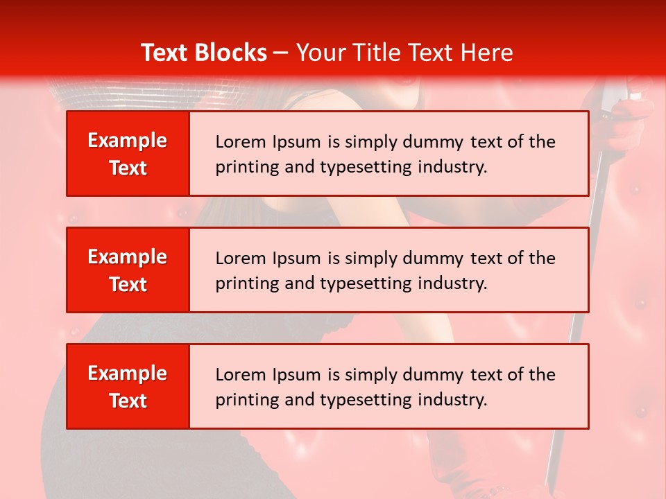 A Woman In A Green Dress Holding A Microphone PowerPoint Template