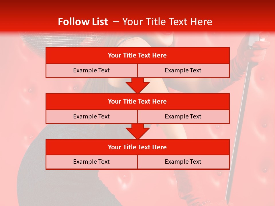 A Woman In A Green Dress Holding A Microphone PowerPoint Template