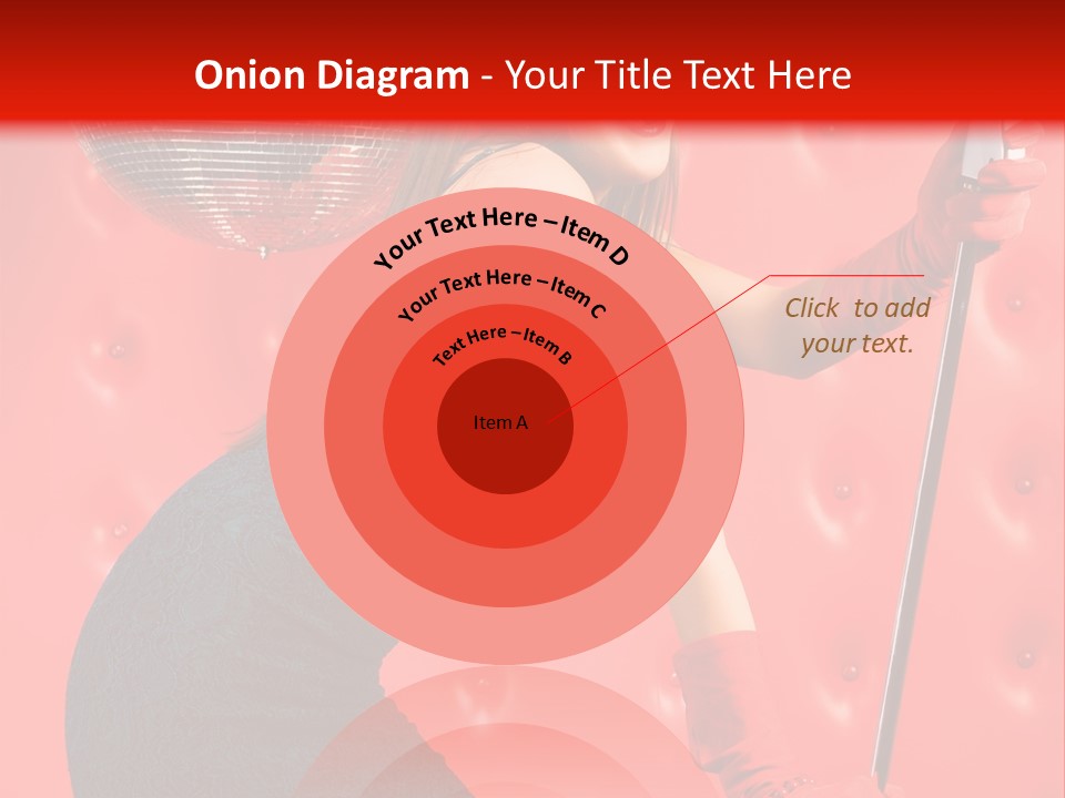 A Woman In A Green Dress Holding A Microphone PowerPoint Template