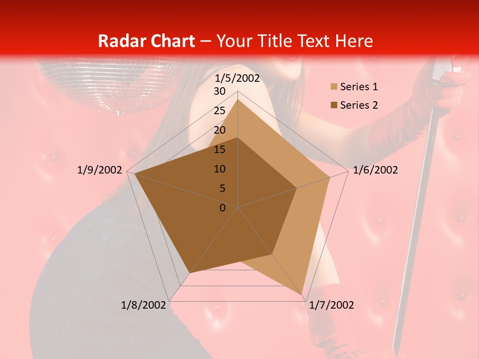 A Woman In A Green Dress Holding A Microphone PowerPoint Template