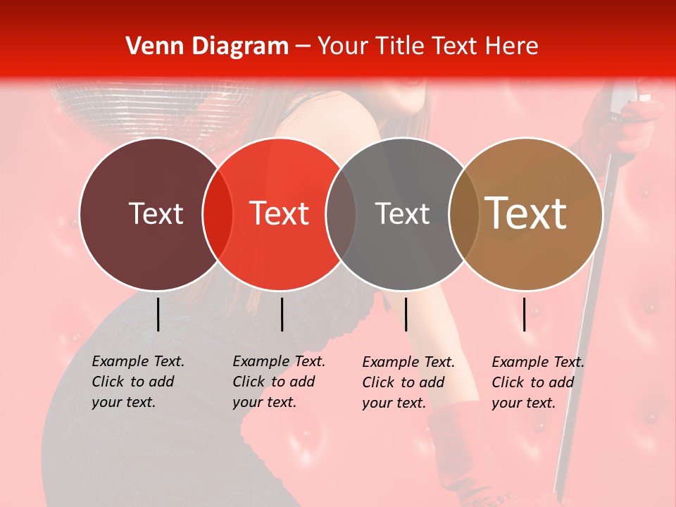A Woman In A Green Dress Holding A Microphone PowerPoint Template
