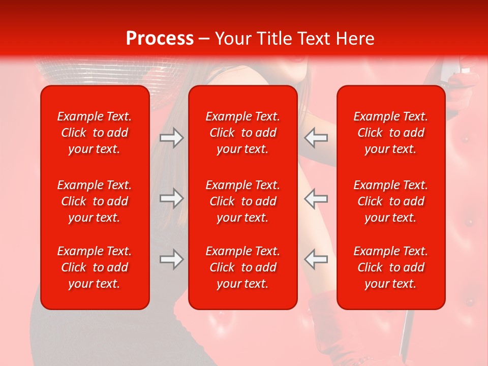 A Woman In A Green Dress Holding A Microphone PowerPoint Template
