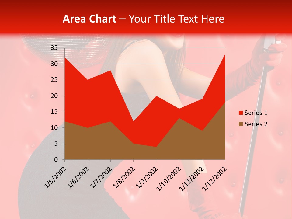 A Woman In A Green Dress Holding A Microphone PowerPoint Template