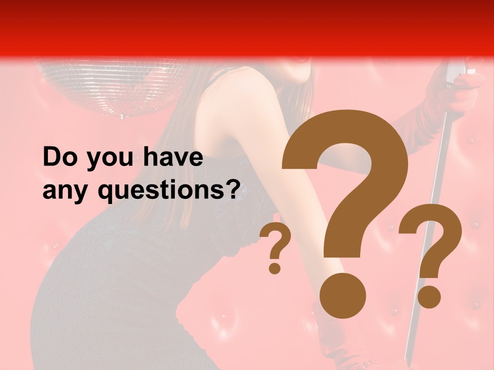 A Woman In A Green Dress Holding A Microphone PowerPoint Template