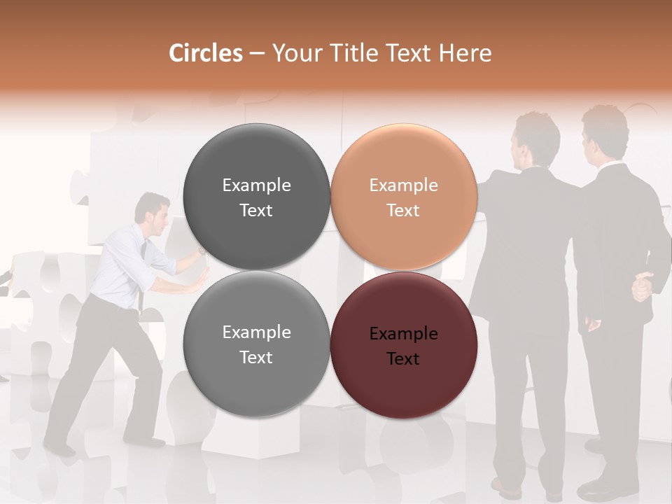 A Group Of Men Standing Next To Each Other In Front Of A Wall PowerPoint Template