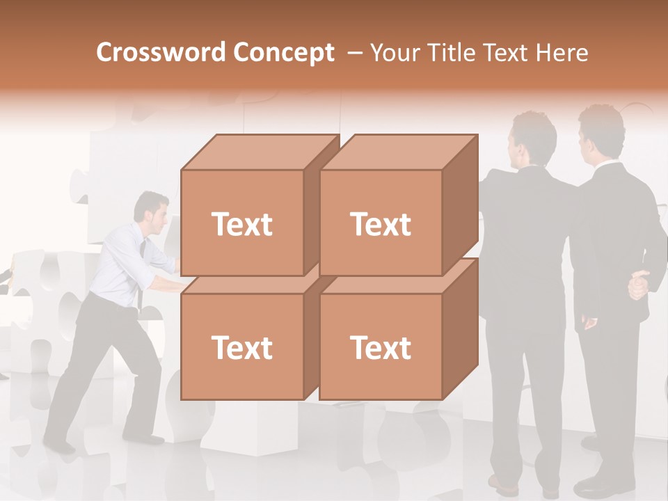 A Group Of Men Standing Next To Each Other In Front Of A Wall PowerPoint Template