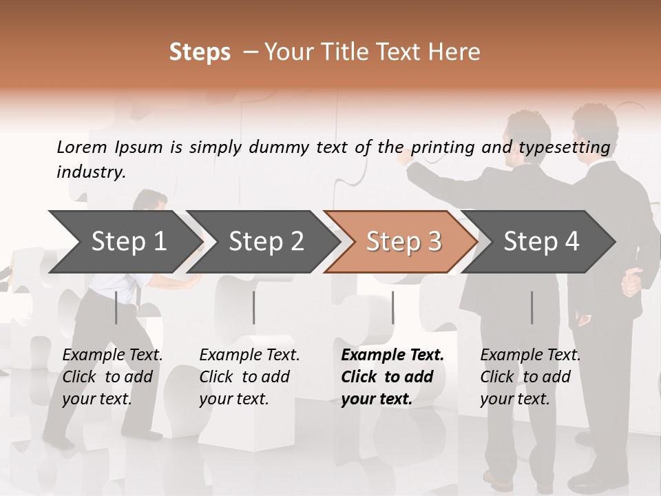 A Group Of Men Standing Next To Each Other In Front Of A Wall PowerPoint Template