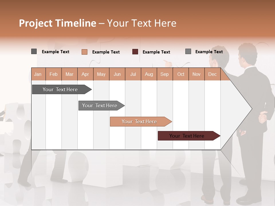 A Group Of Men Standing Next To Each Other In Front Of A Wall PowerPoint Template