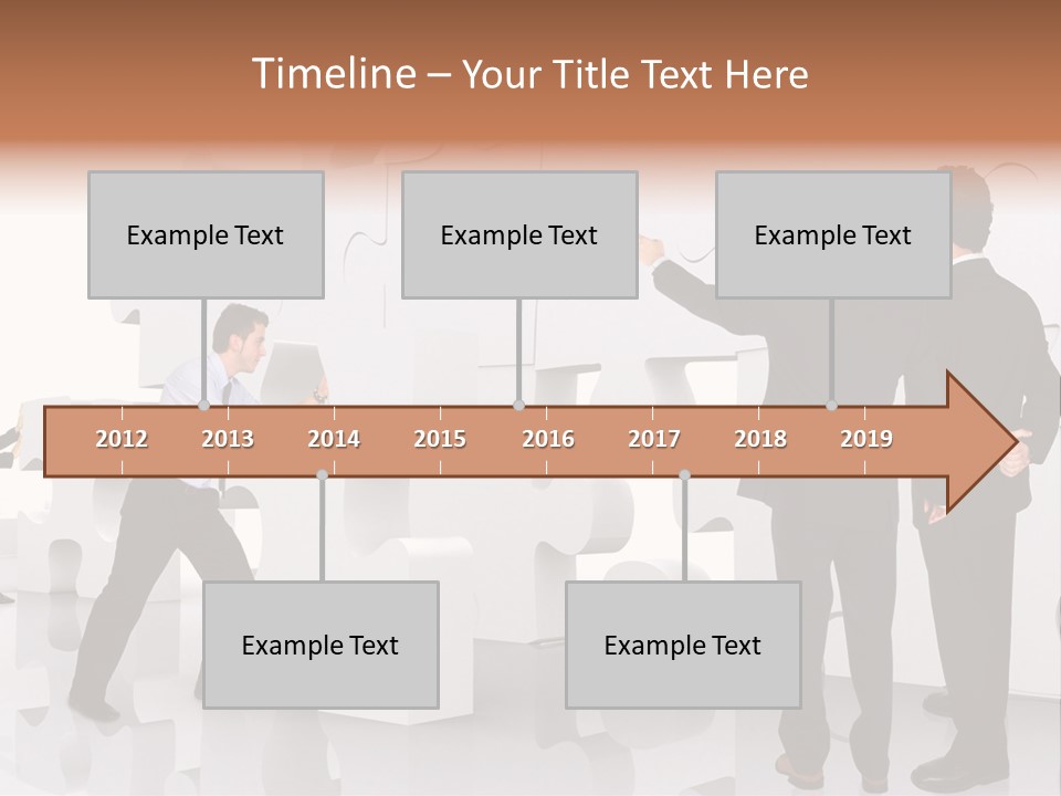 A Group Of Men Standing Next To Each Other In Front Of A Wall PowerPoint Template