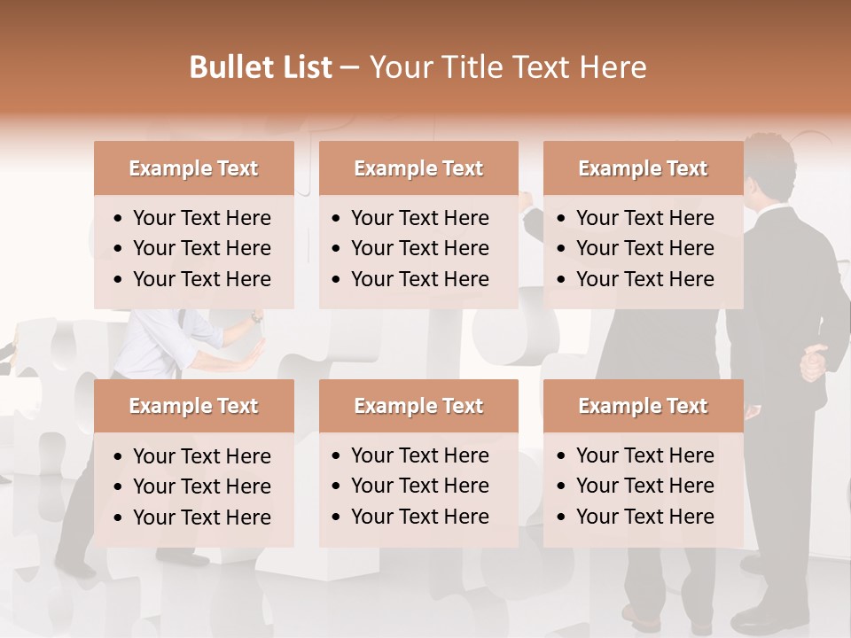 A Group Of Men Standing Next To Each Other In Front Of A Wall PowerPoint Template