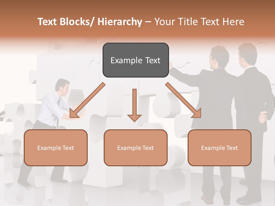 A Group Of Men Standing Next To Each Other In Front Of A Wall PowerPoint Template