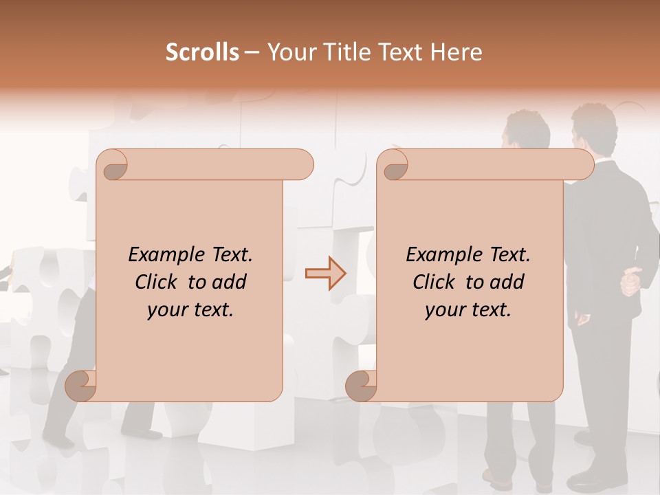 A Group Of Men Standing Next To Each Other In Front Of A Wall PowerPoint Template