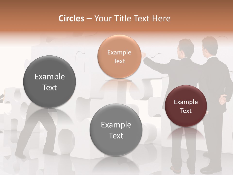 A Group Of Men Standing Next To Each Other In Front Of A Wall PowerPoint Template