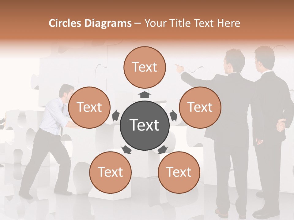 A Group Of Men Standing Next To Each Other In Front Of A Wall PowerPoint Template