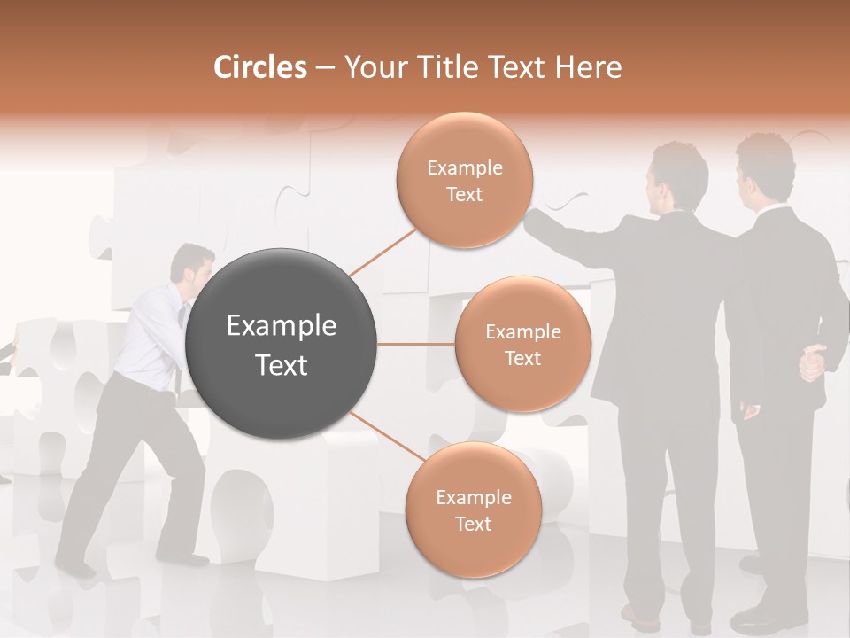 A Group Of Men Standing Next To Each Other In Front Of A Wall PowerPoint Template