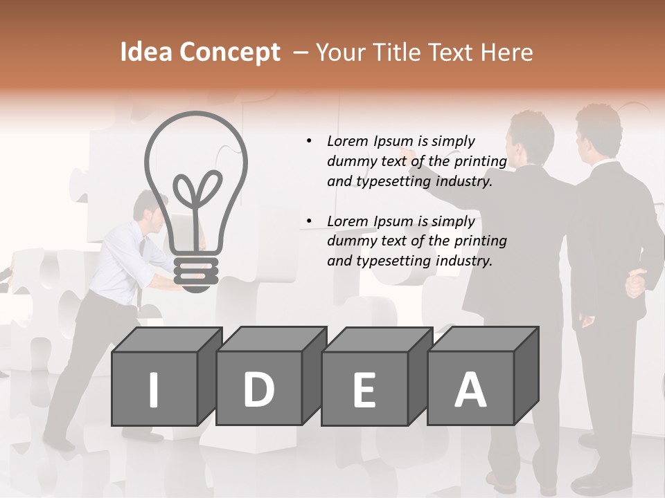 A Group Of Men Standing Next To Each Other In Front Of A Wall PowerPoint Template