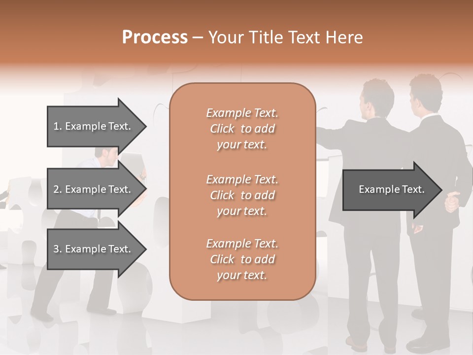 A Group Of Men Standing Next To Each Other In Front Of A Wall PowerPoint Template