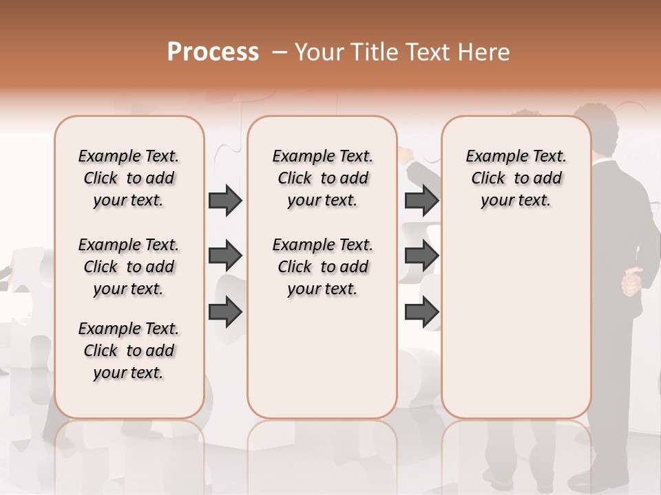 A Group Of Men Standing Next To Each Other In Front Of A Wall PowerPoint Template